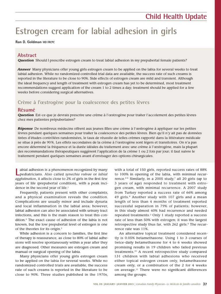 How To Treat Labial Adhesion? – Labial Adhesions – CEMG