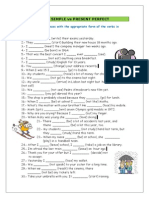 Past Simple Vs Present Perfect