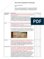 Reflectieformulier Beeldend Onderwijs Jugendstil