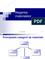 C1 - Alegerea Materialelor