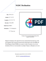 Declination Data Durango