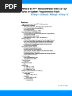 Atmel 8127 AVR 8 Bit Microcontroller ATtiny4 ATtiny5 ATtiny9 ATtiny10 Datasheet