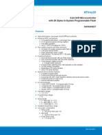 Atmel 8235 8 Bit AVR Microcontroller ATtiny20 Datasheet