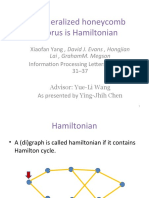 Generalized Honeycomb Torus Is Hamilton Ian