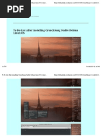 Download To Do List After Install Crunch Bang  by Bogdangdan SN253010642 doc pdf