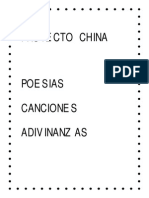 Proyecto China: Poesías, Canciones, Adivinanzas