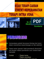 Konsep Dasar Terapi Cairan Perioperative