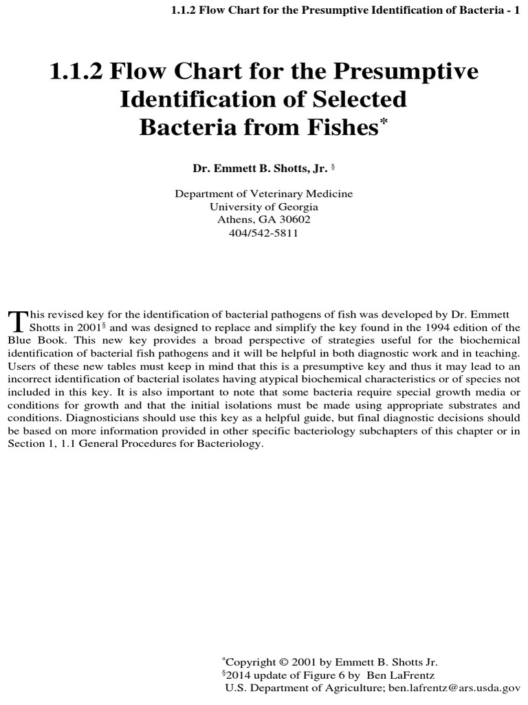 1.1.2 Bacteriology Flow Chart2014 | PDF