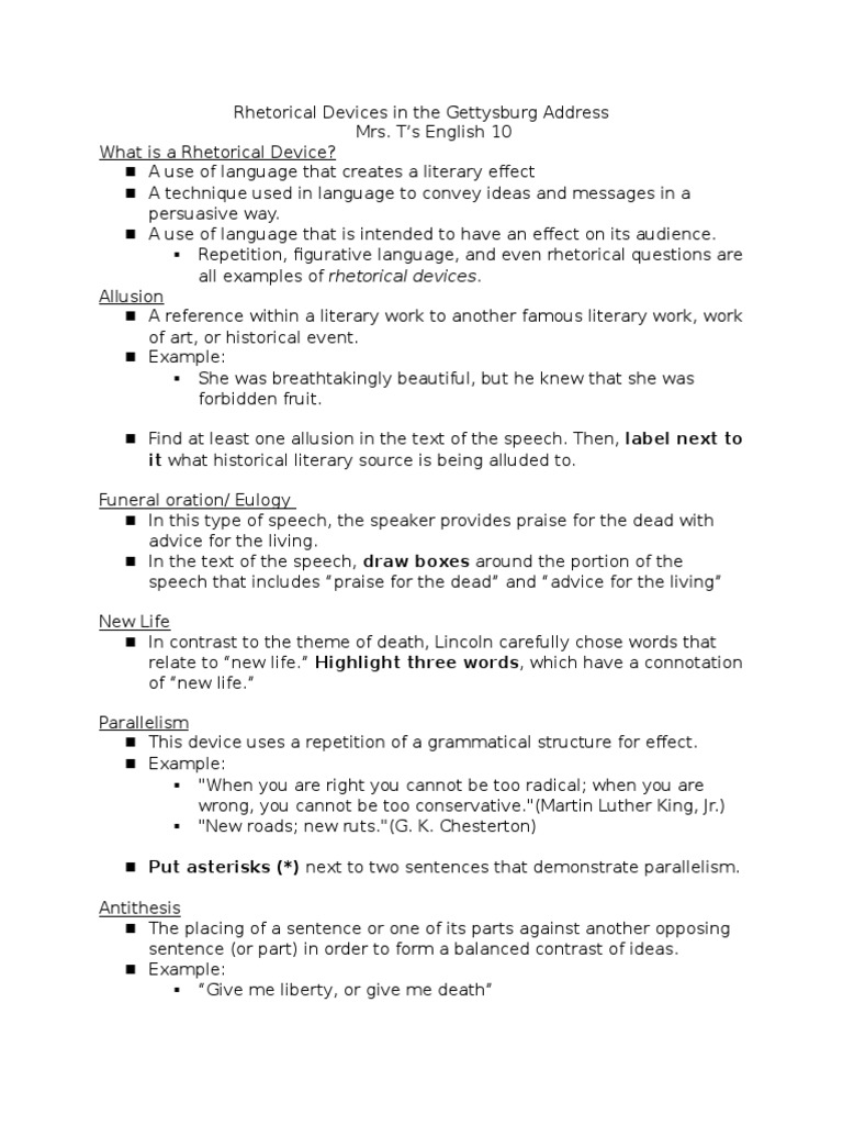 Gettysburg address analysis prezi image