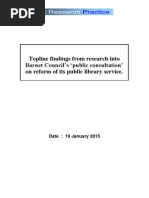 Download Topline Findings From Research Into Barnet Councils Library Reforms by MisterMustard SN253017634 doc pdf