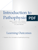 Week 1 Introduction To Pathophysiology-Student View