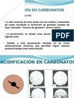 Acidificación en Carbonatos