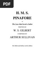 HMS Pinafore - Score