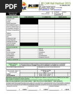 Cam Rali 2014 - Boletim Inscrio Blanco