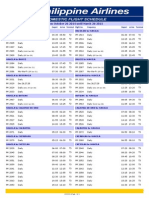 Manila to Bacolod, Cagayan De Oro, Cebu and other domestic flight schedules from October 2014 to March 2015