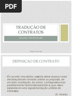 Traducao de Contratos em Inglês