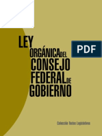 8 Ley Organica Del Consejo Federal de Gobierno