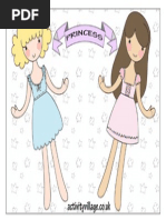 Princess Paper Dolls 