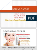 3 days Miracle Serum - Call 0857 678 07007 - Jual 3 Days Miracle Serum