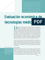 Evaluacion Economica de Tecnologias Medicas