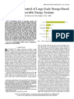 Decentralized Control of Large Scale Storage Based Renewable Energy Systems