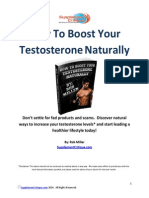 How to Boost Testosterone