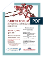 2015 Career Forum Flyer