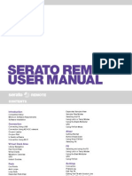 Serato Remote Manual 1.0 PDF