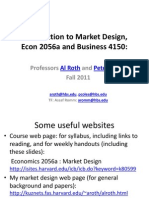 Introduction To Market Design.2011
