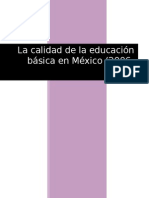 La Calidad de La Educación Básica en México