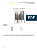 MC 235, Rezervor Din Inox Cu Capac Flotant MC 235