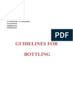 Guidelines For Bottling