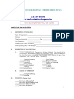 SURVEY FORM_for New Organization