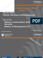 IT Masters CSU Free Short Course - Hacking Countermeasures - Week 1