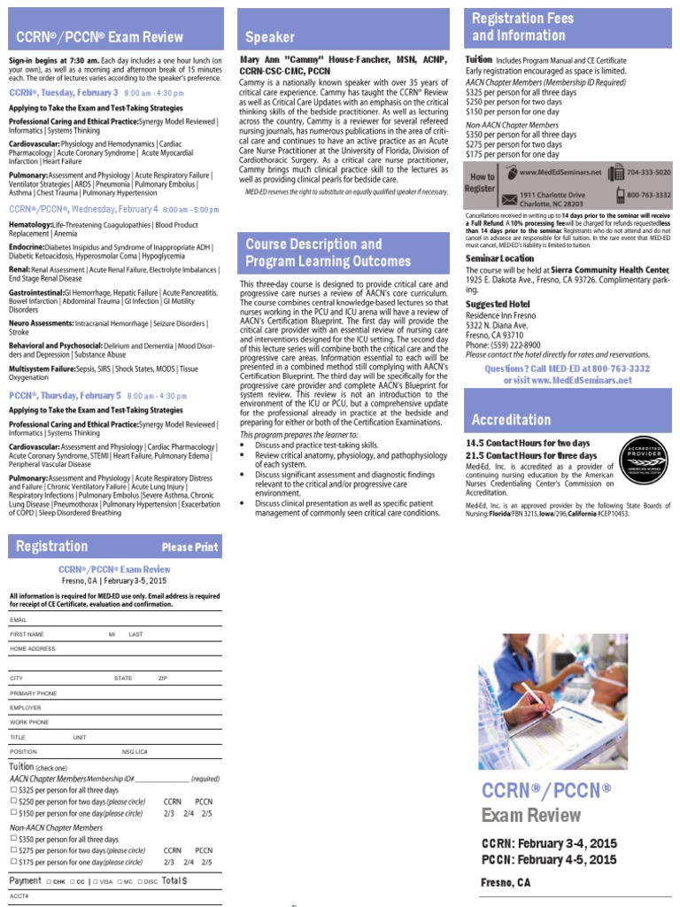 CCRN-Pediatric Zertifikatsfragen