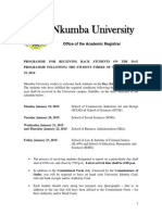 Reporting Dates For Nkumba University Students 2015