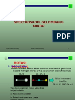 Microwave Spectroscopy (Rotasi)