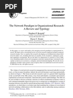 Download Borgatti S   Foster P  2003  The network paradigm in organizational research - A review and typology by Carlindo Xavier SN2530469 doc pdf
