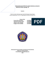 Laporan Pratikum Pengolahan Signal Analog Digital Pada Opamp 741