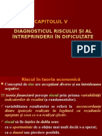 Capitolul V Diagnosticul Riscului Și Al Întreprinderii În Dificultate