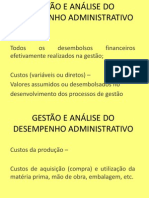 Gestão e Análise Do Desempenho Administrativo