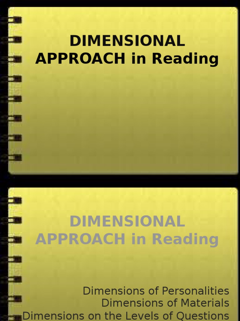 Understanding Reading Dimensions | PDF | Reading Comprehension | Cognition