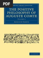 Auguste Comte - The Positive Philosophy of Auguste Comte II