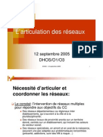 L'articulation des réseaux de santé en périnatalité (présentation de la DHOS)