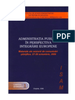 Administratia Publica in Perspectiva Integrarii Europene