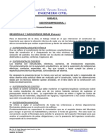 Desarrollo y Ejecucion de Obras Publicas