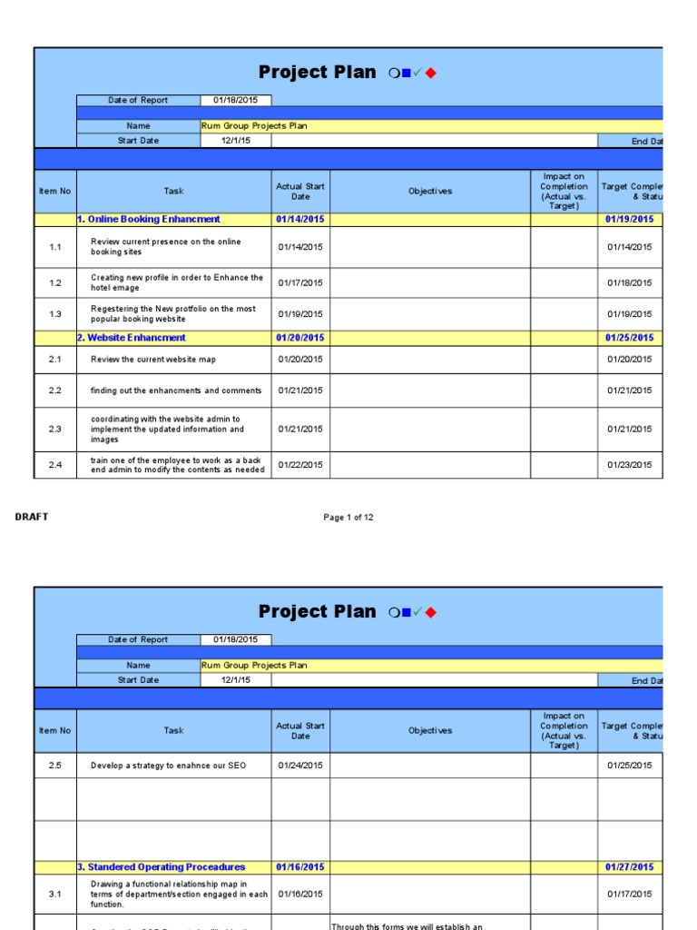 Rum Group Project Enhancement Plan | PDF | Websites | Business
