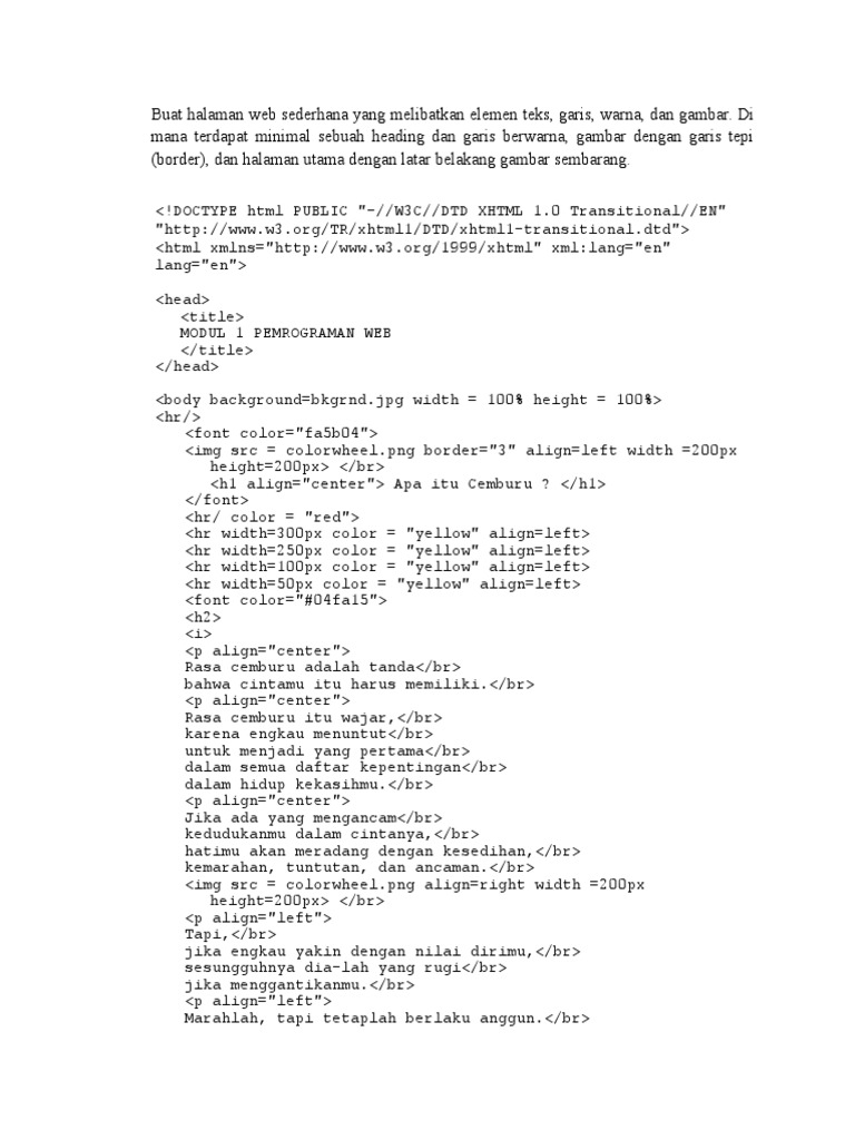 Bikin Website Sederhana