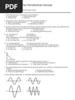 Tes Pemahaman Konsep