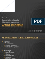 Aparatul Respirator - Patologie